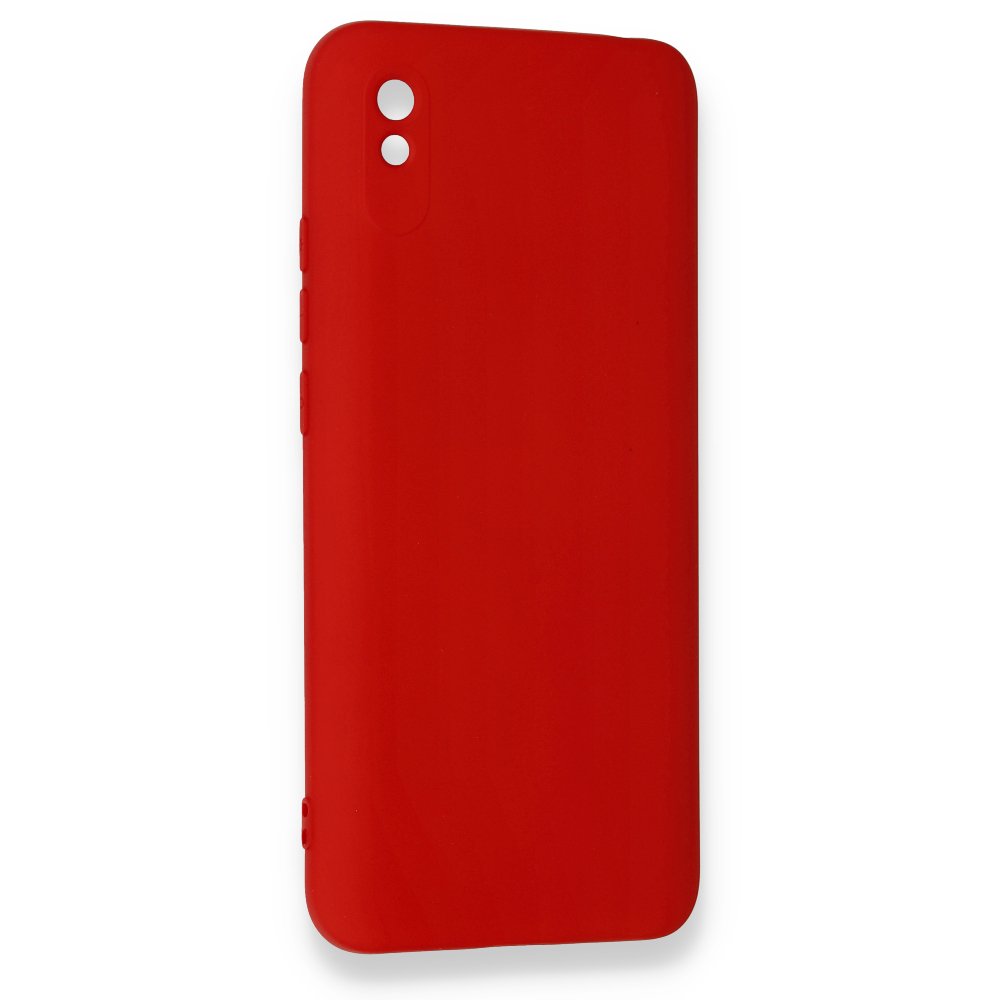 Redmi 9A Kılıf Nano içi Kadife Silikon - Kırmızı Redmi 9A Kılıf Nano içi Kadife Silikon - Kırmızı