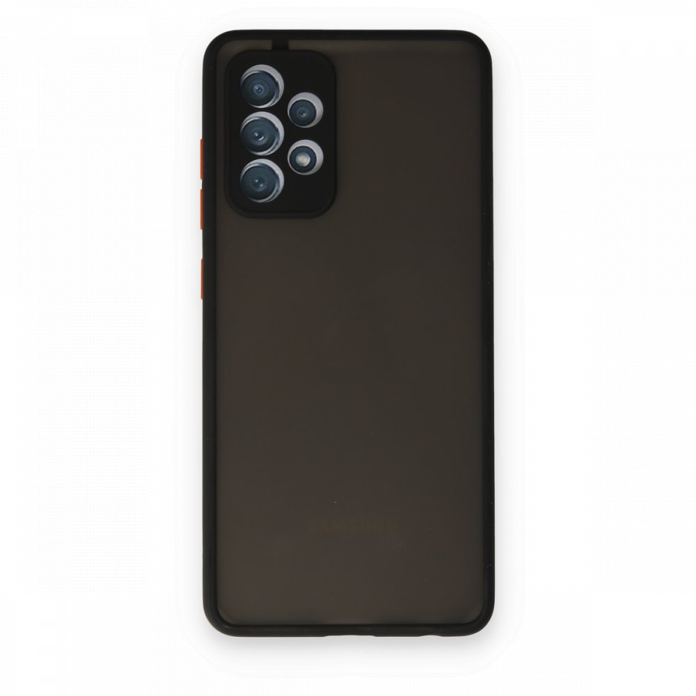  Samsung Galaxy A32 Kılıf Montreal Silikon Kapak - Siyah