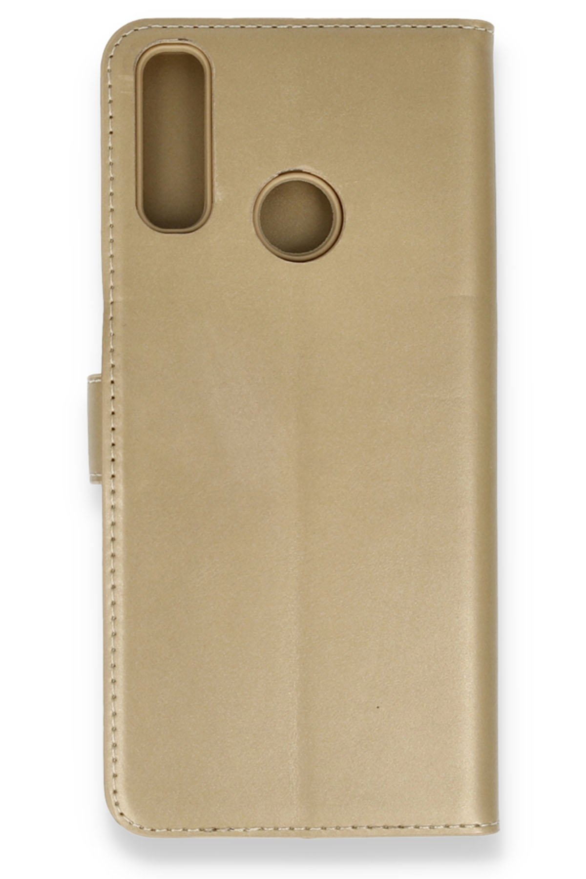  General Mobile GM 10 Kılıf Trend S Plus Kapaklı Kılıf - Gold