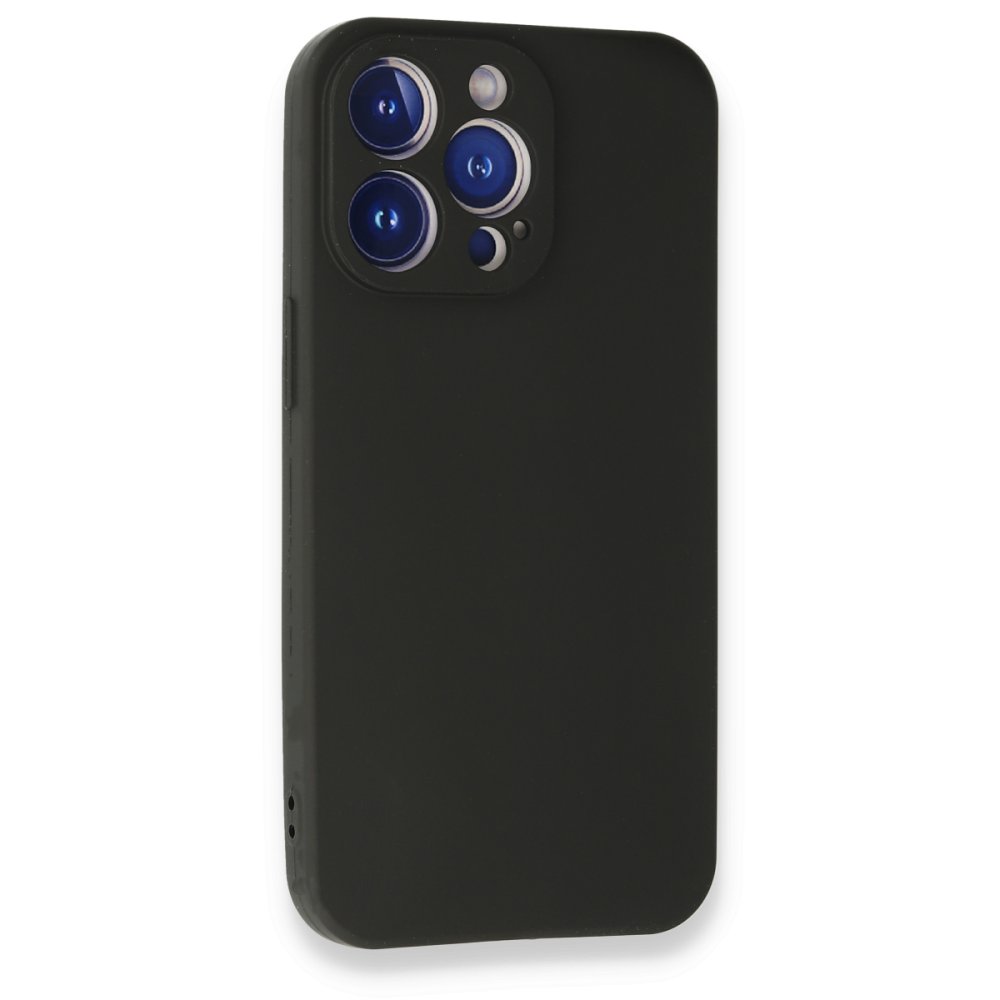  iPhone 14 Pro Kılıf First Silikon - Siyah