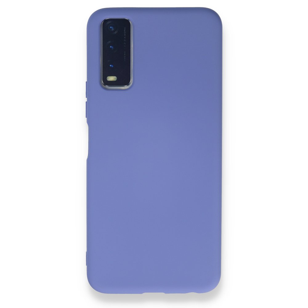  Vivo Y11S Kılıf Nano içi Kadife Silikon - Lila