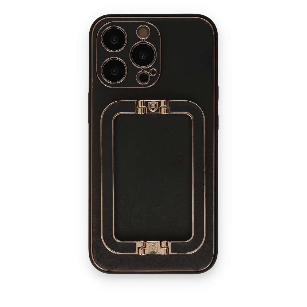  iPhone 14 Pro Max Kılıf Coco Elit Kapak - Siyah