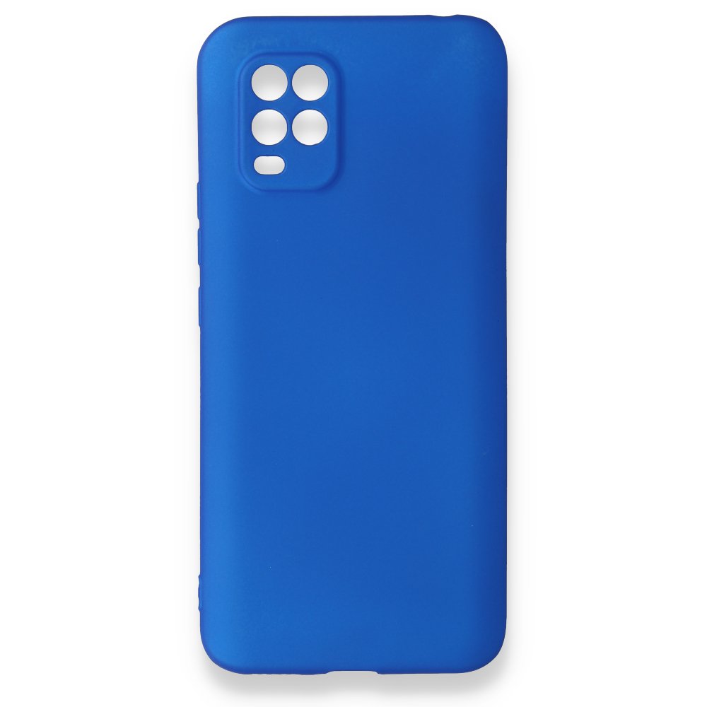Xiaomi Mi 10 Lite Kılıf First Silikon - Mavi  Xiaomi Mi 10 Lite Kılıf First Silikon - Mavi