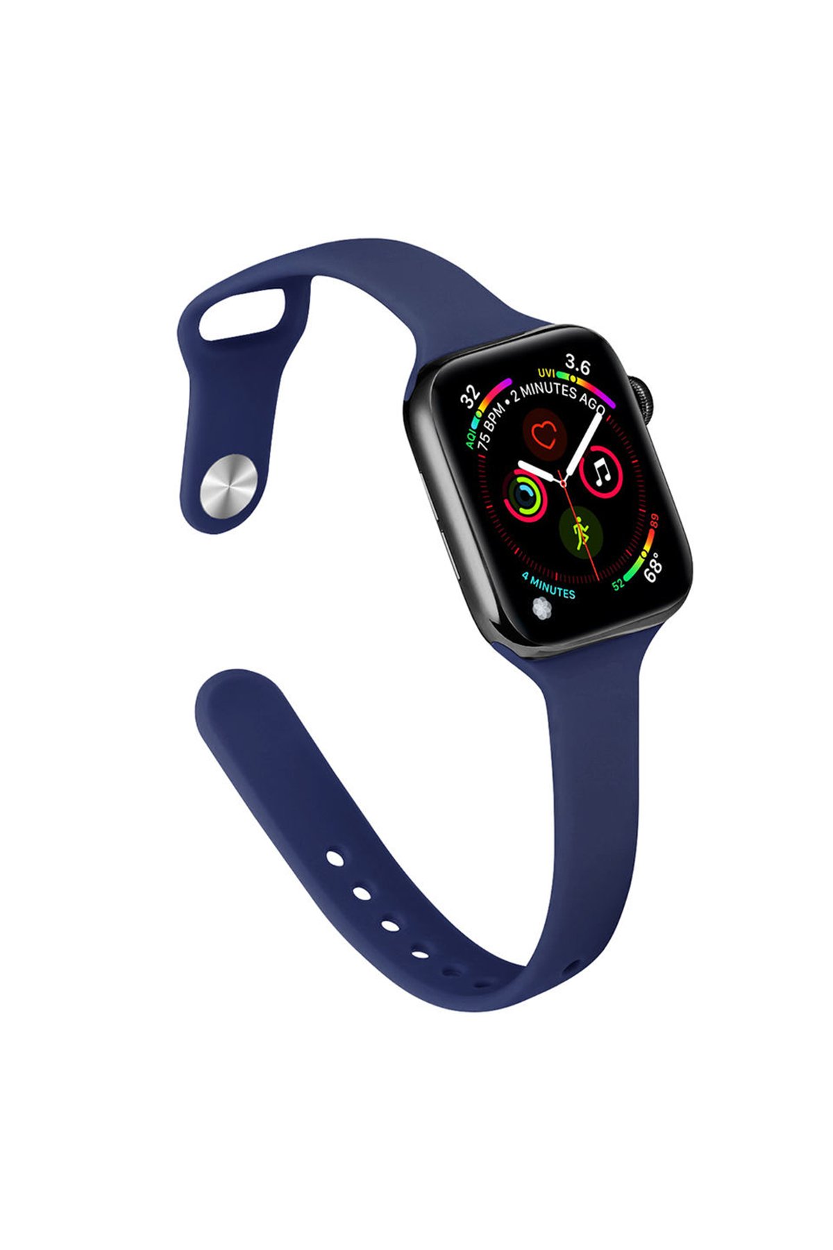 Apple Watch 44mm Klasik Kordon - Lacivert Apple Watch 44mm Klasik Kordon - Lacivert