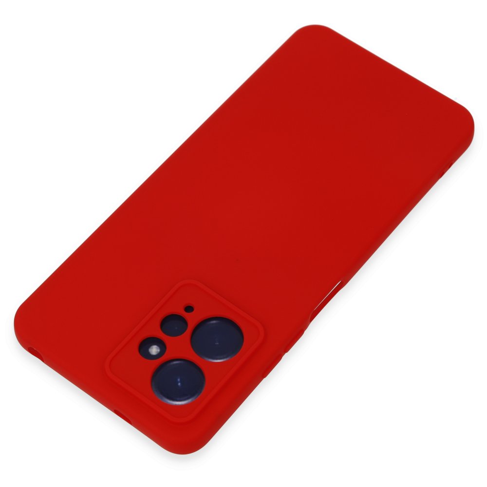 Redmi Note 12 4G Kılıf Nano içi Kadife Silikon - Kırmızı