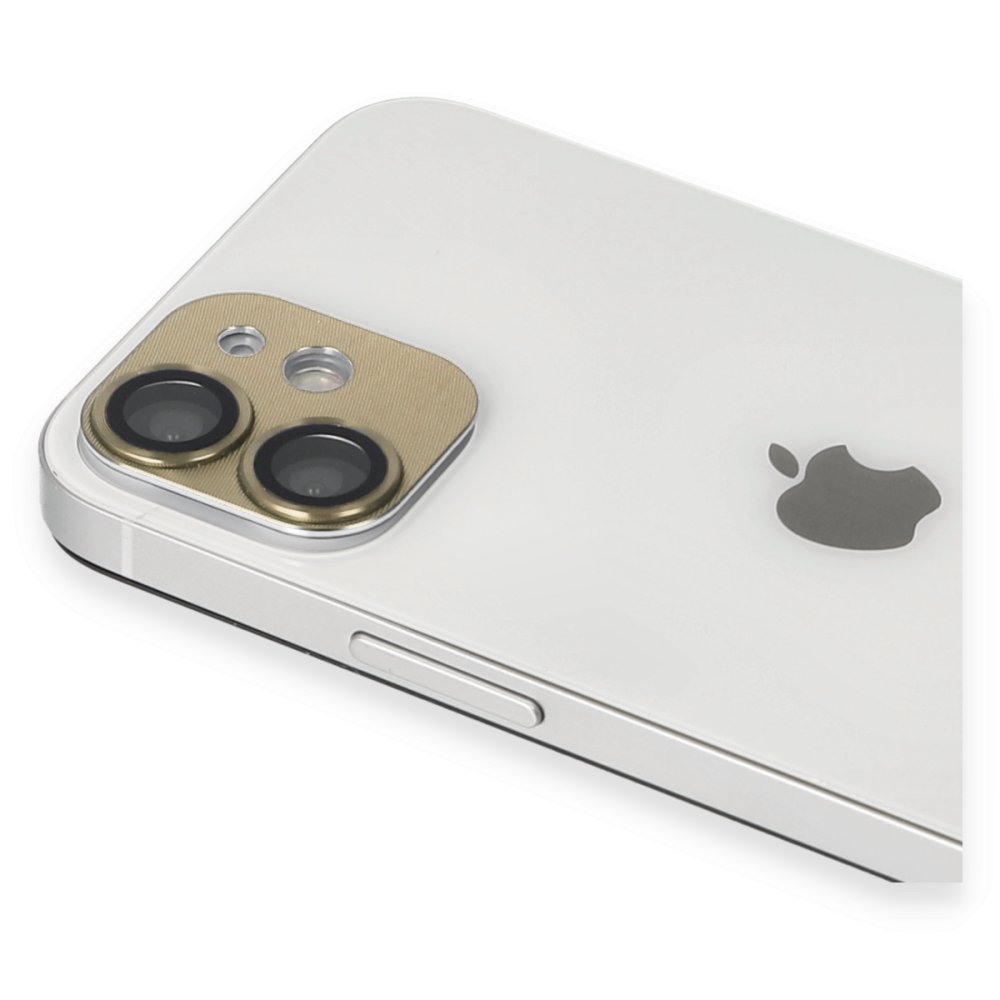 iPhone 11 Pers Alüminyum Kamera Lens - Gold iPhone 11 Pers Alüminyum Kamera Lens - Gold