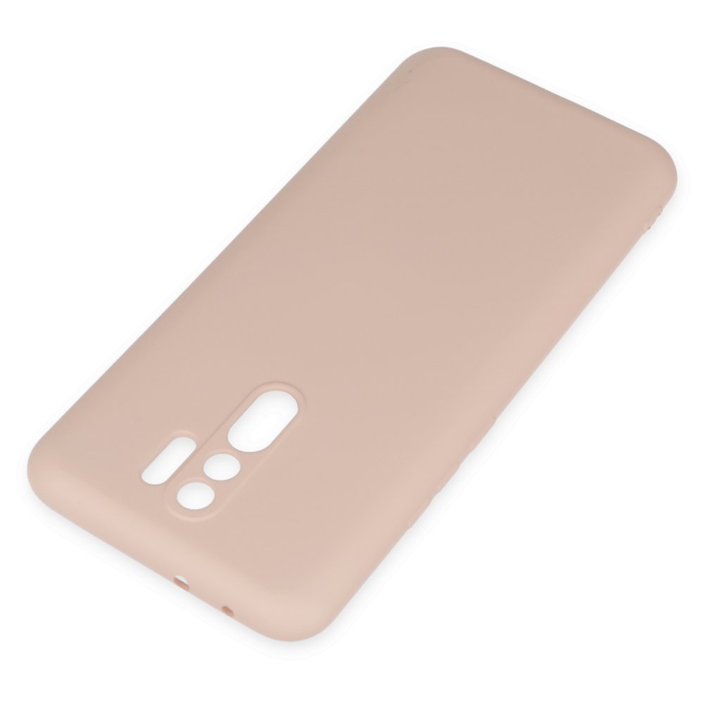 Redmi 9 Kılıf Nano içi Kadife Silikon - Pudra Redmi 9 Kılıf Nano içi Kadife Silikon - Pudra