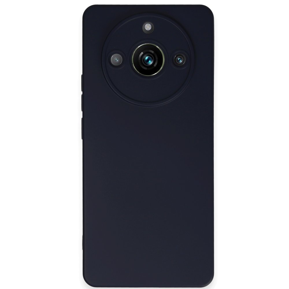 Realme 11 Pro Kılıf Nano içi Kadife Silikon - Lacivert Realme 11 Pro Kılıf Nano içi Kadife Silikon - Lacivert