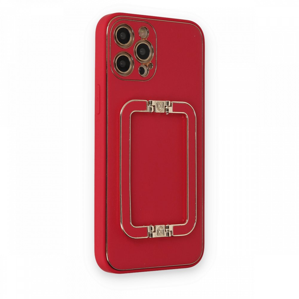 iPhone 12 Pro Max Kılıf Coco Elit Kapak - Kırmızı iPhone 12 Pro Max Kılıf Coco Elit Kapak - Kırmızı
