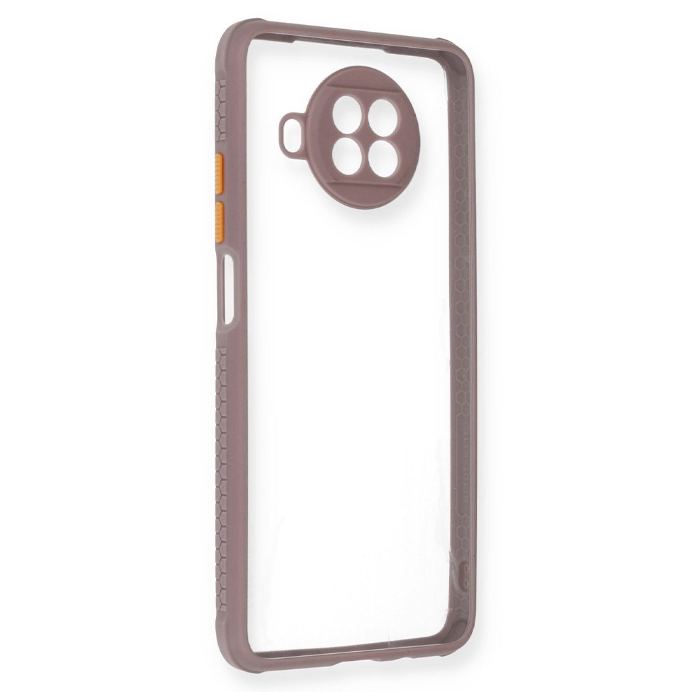 Redmi Note 9 Pro 5G Kılıf Miami Şeffaf Silikon - Açık Mor Redmi Note 9 Pro 5G Kılıf Miami Şeffaf Silikon - Açık Mor