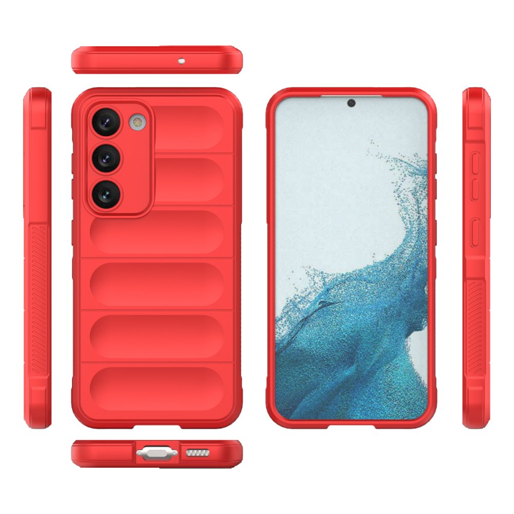  Samsung Galaxy S23 Plus Kılıf Optimum Silikon - Kırmızı