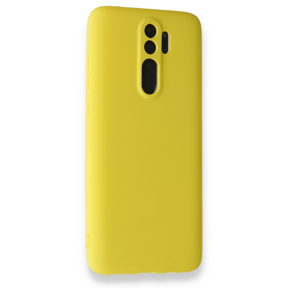Redmi Note 8 Pro Kılıf First Silikon - Sarı