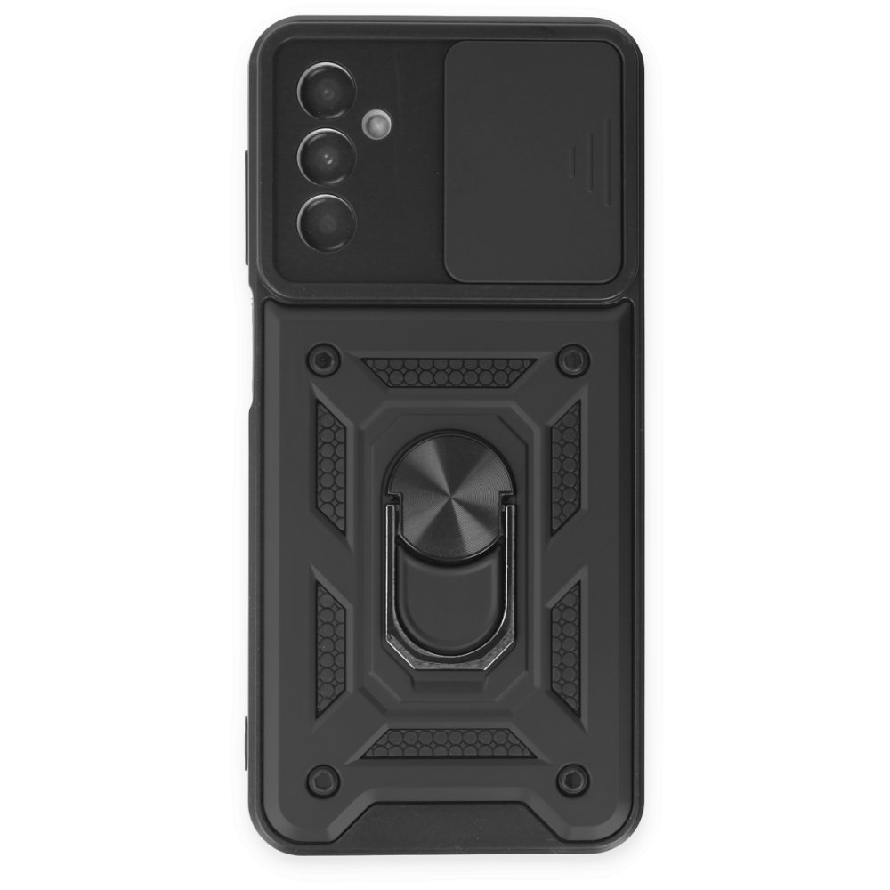 Samsung Galaxy M23 Kılıf Pars Lens Yüzüklü Silikon - Siyah Samsung Galaxy M23 Kılıf Pars Lens Yüzüklü Silikon - Siyah