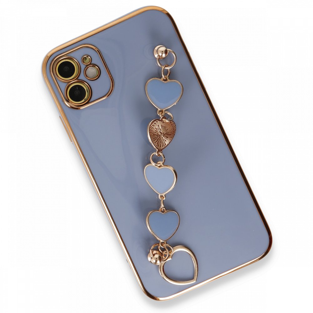  iPhone 12 Kılıf Esila Silikon - Gri