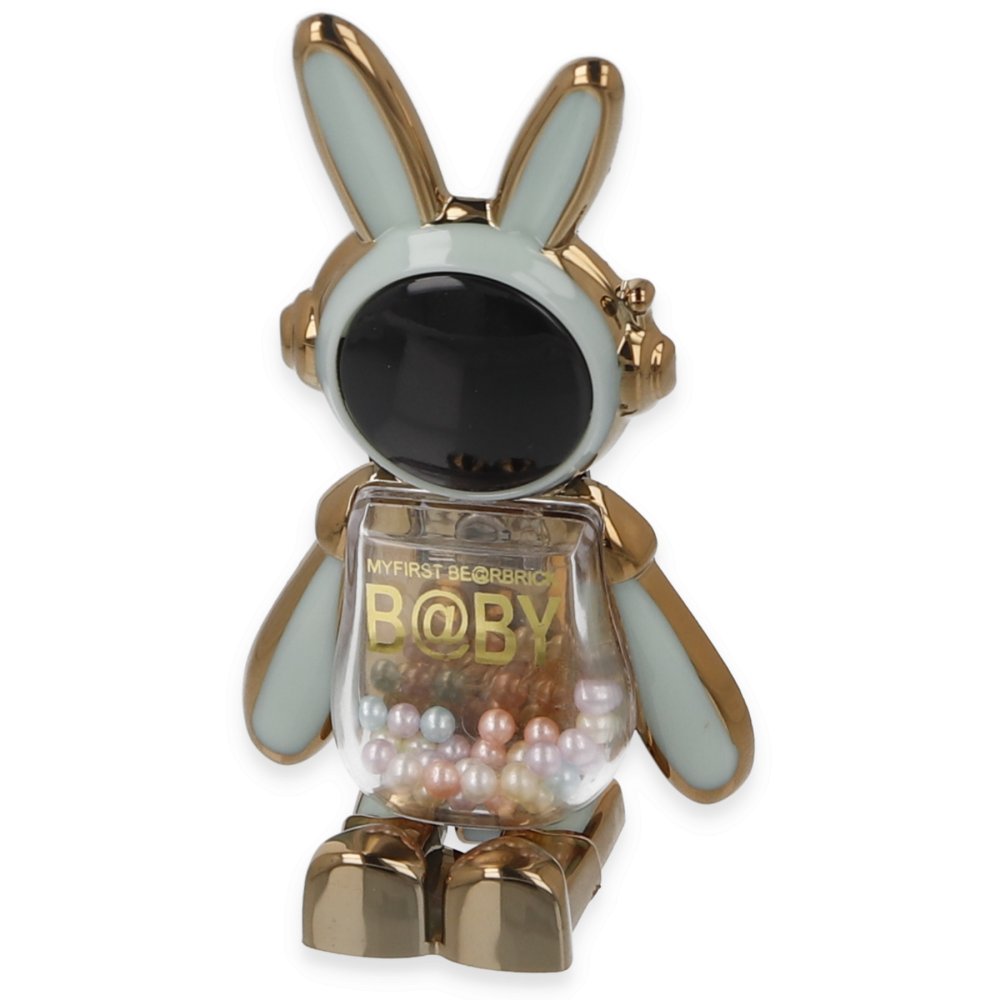  Astro Stand Tavşan Astronot - Açık Yeşil