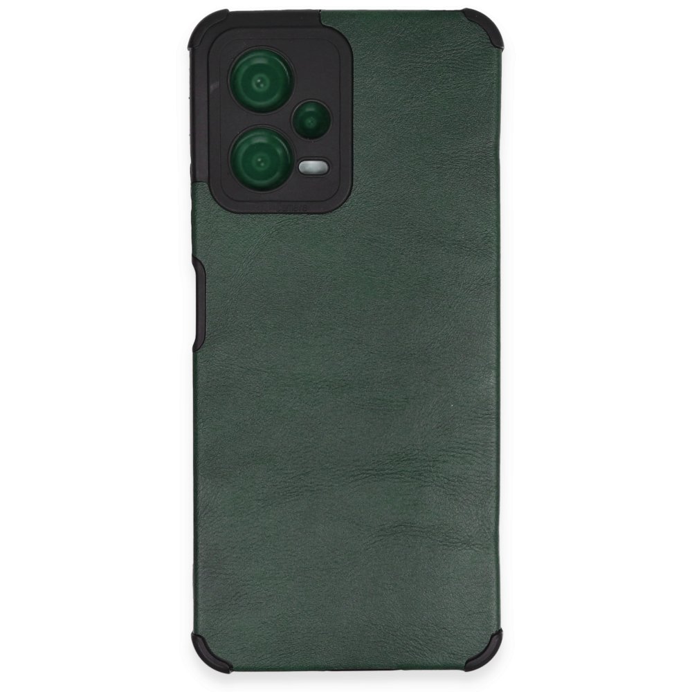 Redmi Note 12 5G Kılıf Loop Deri Silikon - Yeşil