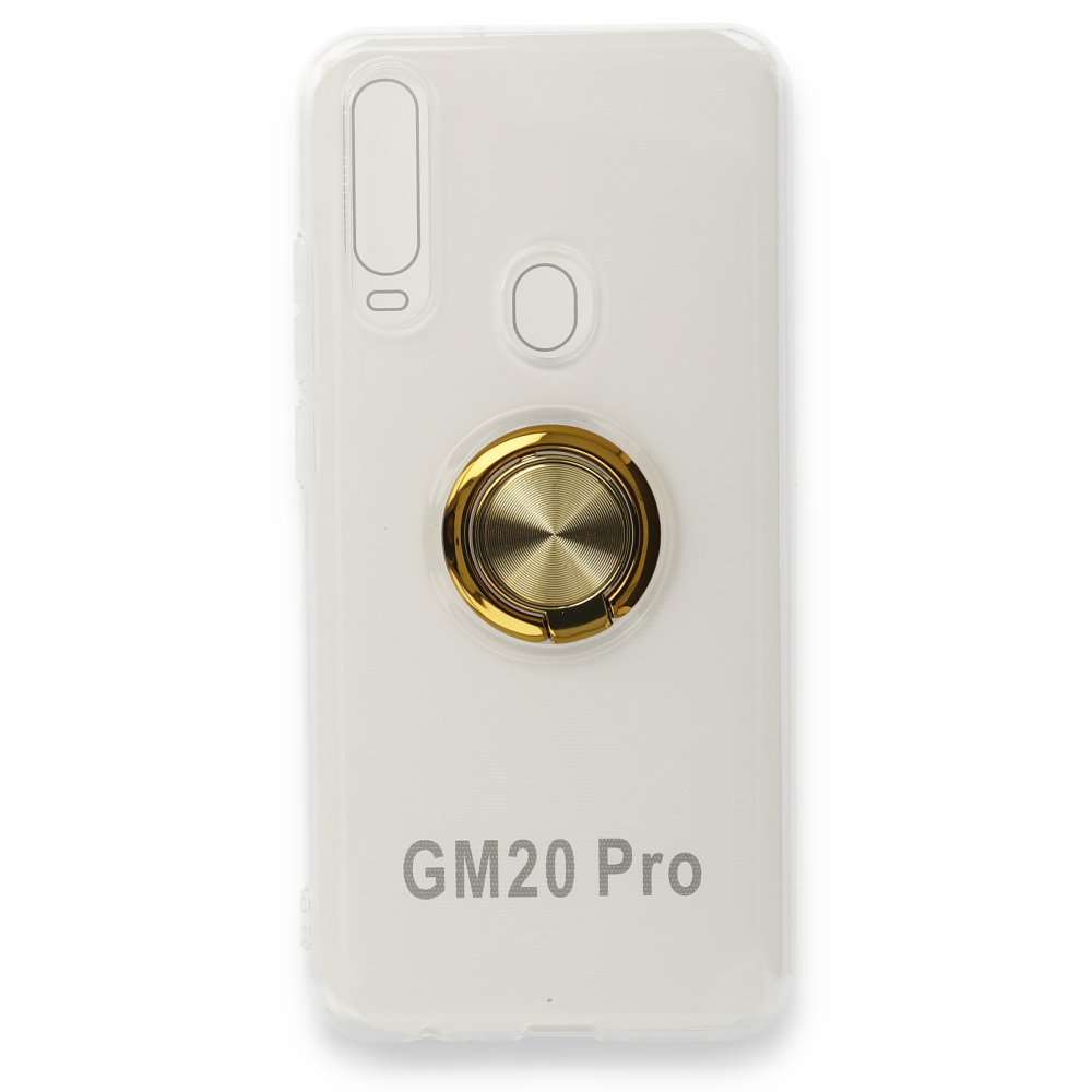  General Mobile GM 20 Pro Kılıf Gros Yüzüklü Silikon - Gold