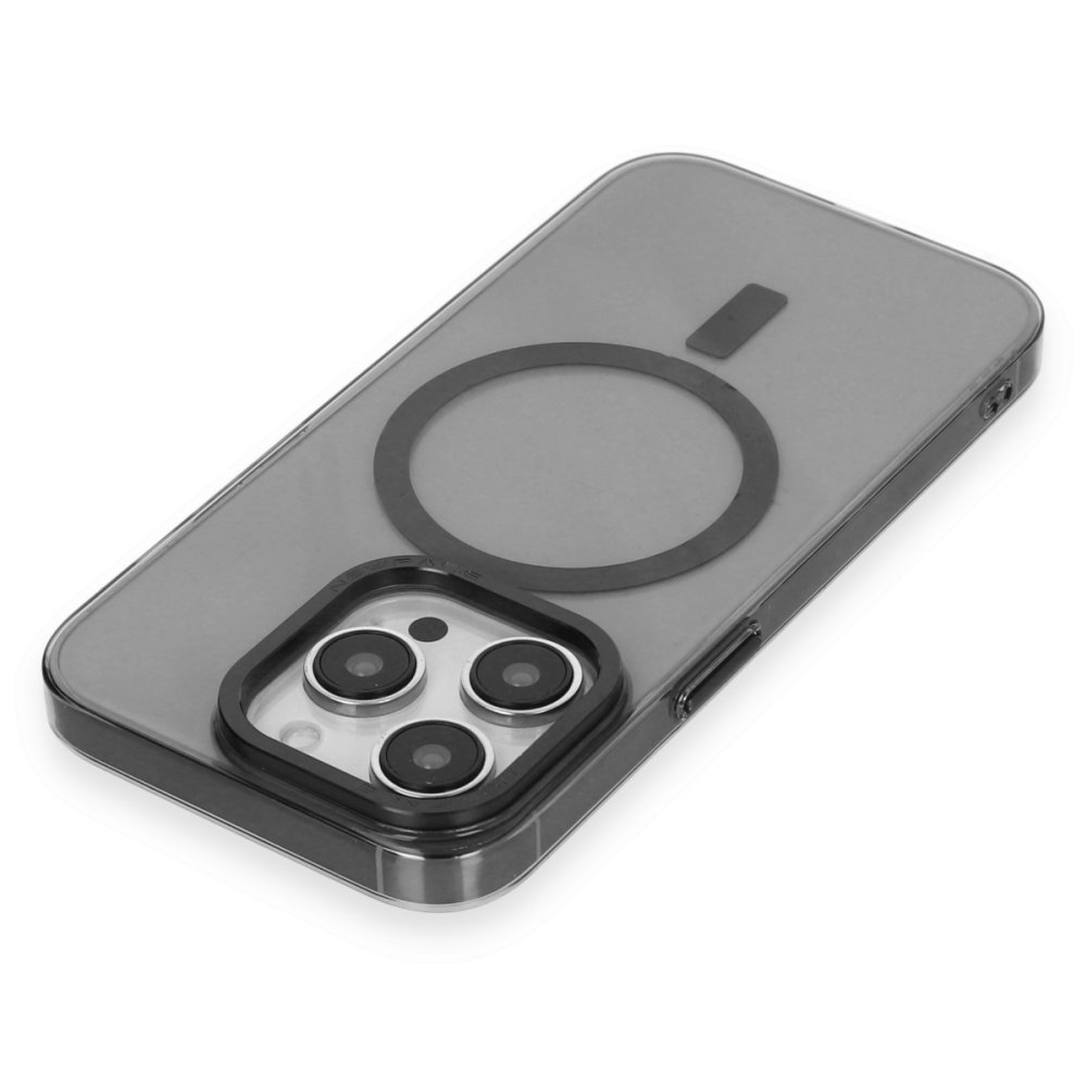 iPhone 14 Pro Max Kılıf Anka PC Magneticsafe Sert Metal Kapak - Siyah  iPhone 14 Pro Max Kılıf Anka PC Magneticsafe Sert Metal Kapak - Siyah