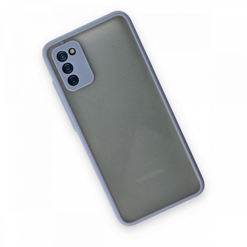  Samsung Galaxy A02S Kılıf Montreal Silikon Kapak - Gri