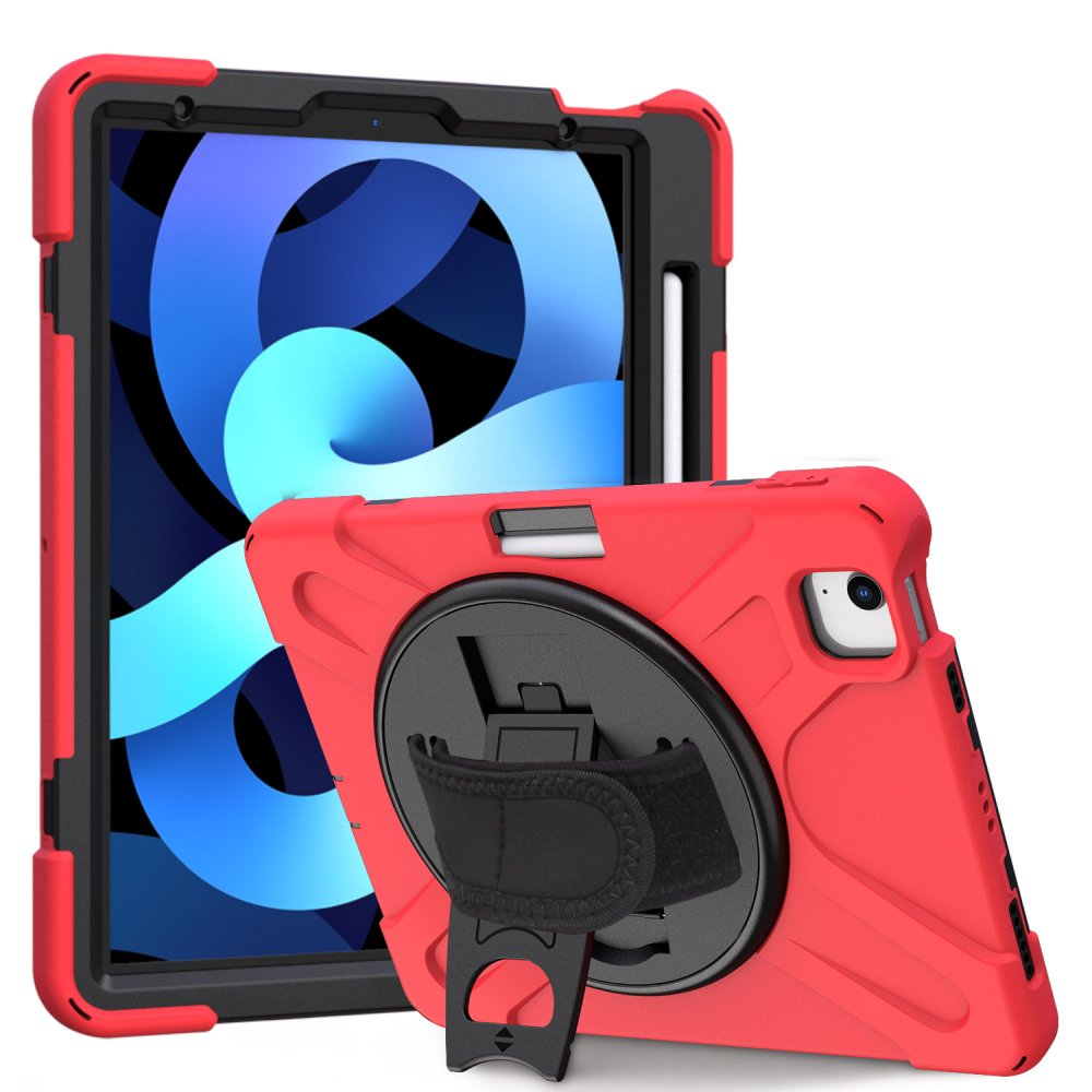  iPad Air 4 10.9 Kılıf Amazing Tablet Kapak - Kırmızı
