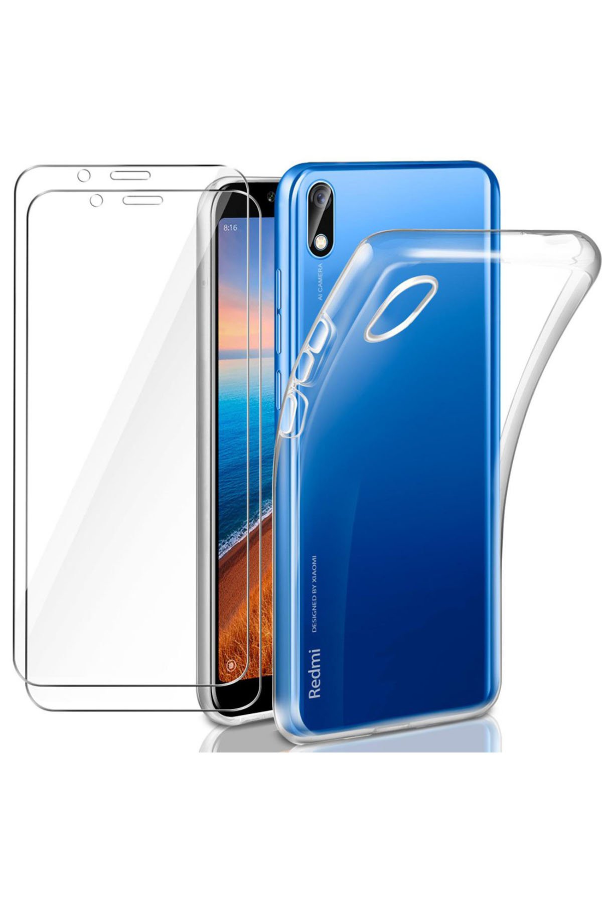 Redmi 7A Kılıf Lüx Şeffaf Silikon Redmi 7A Kılıf Lüx Şeffaf Silikon