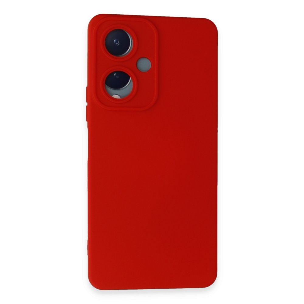 Vivo Y17S Kılıf Nano içi Kadife Silikon - Kırmızı Vivo Y17S Kılıf Nano içi Kadife Silikon - Kırmızı