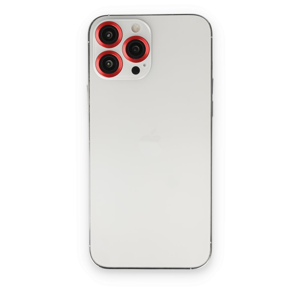  iPhone 14 Pro Metal Kamera Lens - Kırmızı