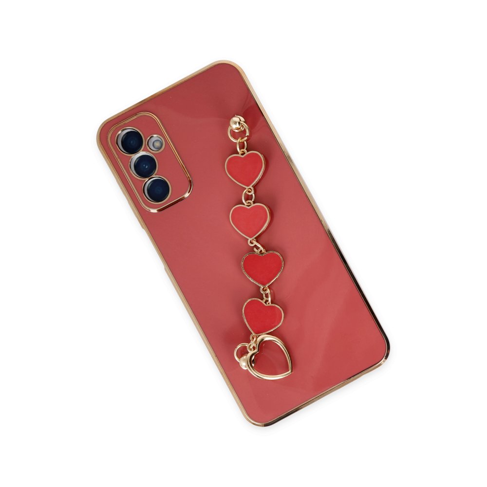  Samsung Galaxy M13 Kılıf Esila Silikon - Kırmızı