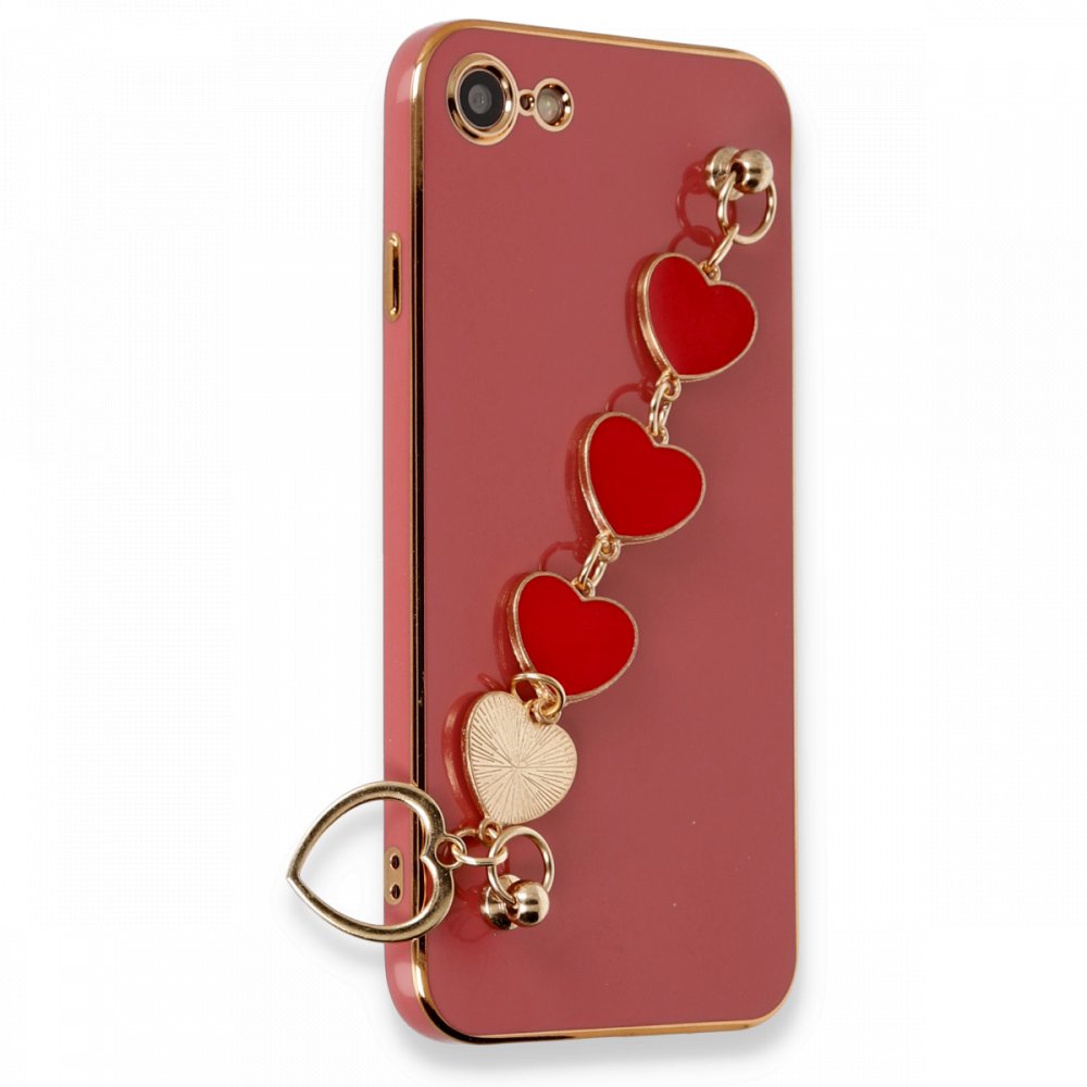  iPhone 7 Kılıf Esila Silikon - Kırmızı