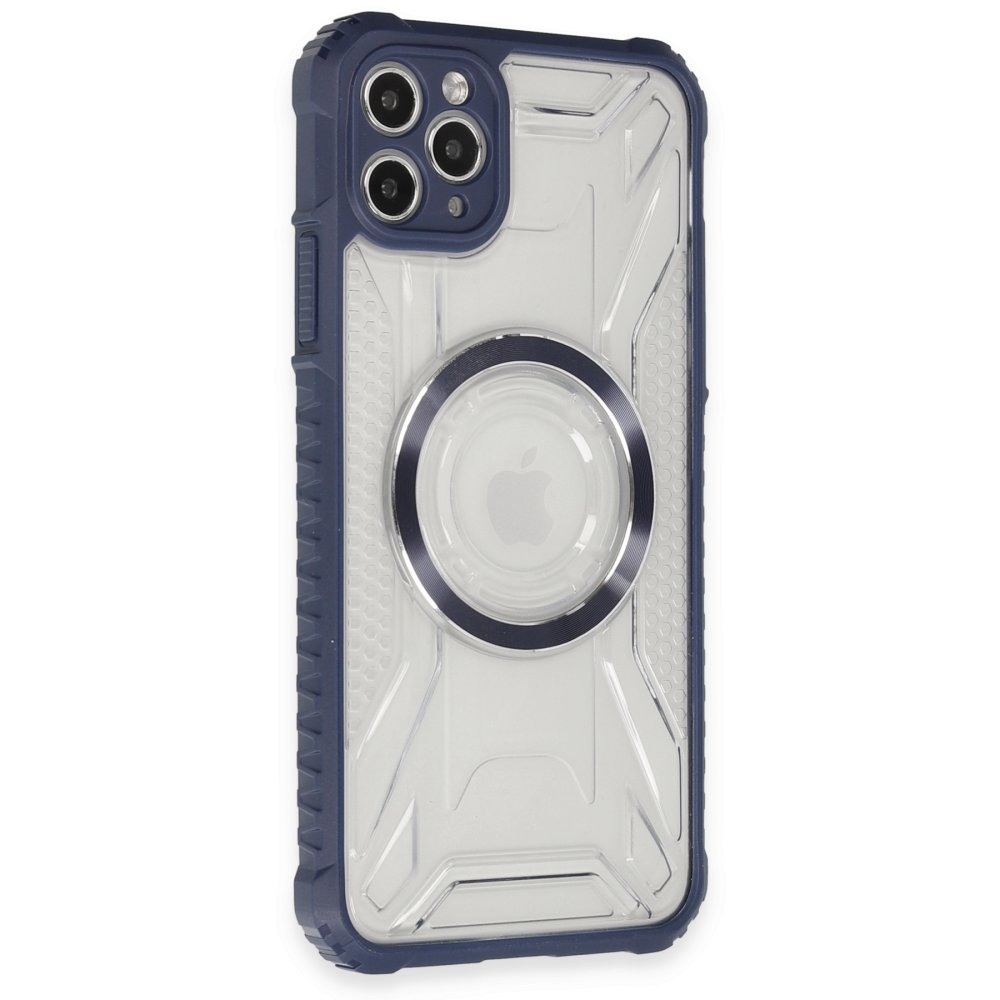  iPhone 11 Pro Kılıf Prag Magneticsafe Kapak - Lacivert