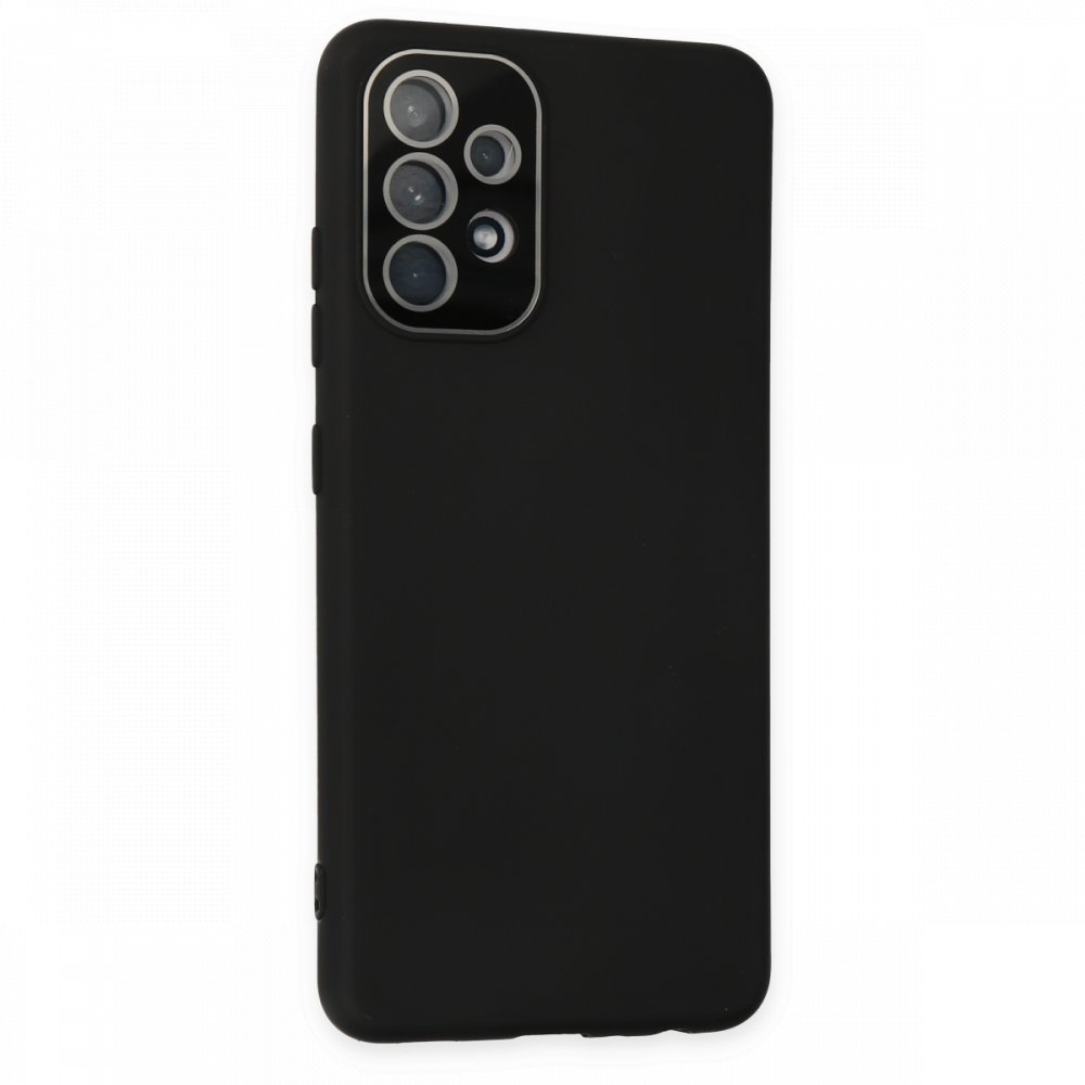  Samsung Galaxy A73 5G Kılıf Lansman Glass Kapak - Siyah