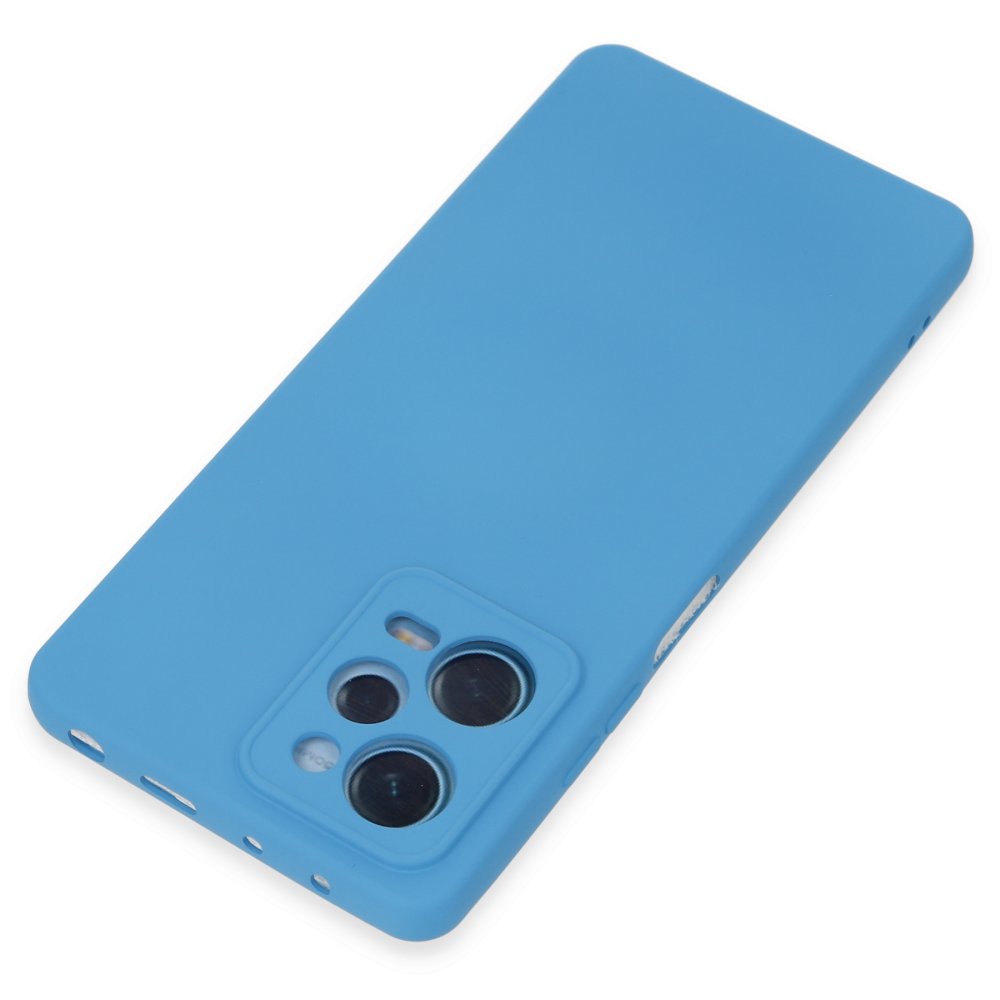 Xiaomi Poco X5 5G Kılıf Nano içi Kadife Silikon - Mavi Xiaomi Poco X5 5G Kılıf Nano içi Kadife Silikon - Mavi