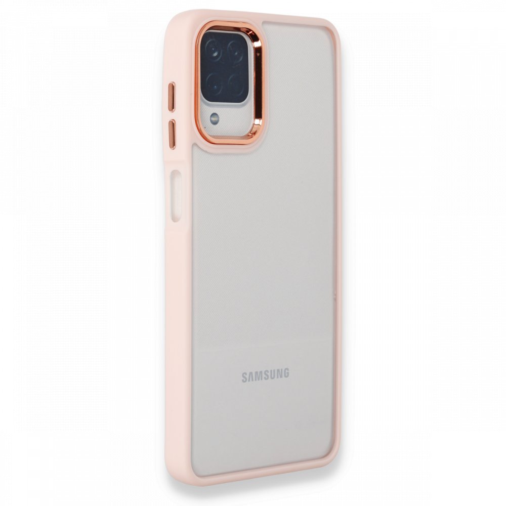  Samsung Galaxy M32 Kılıf Dora Kapak - Pudra
