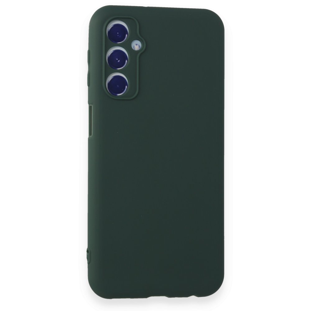 Samsung Galaxy M34 5G Kılıf First Silikon - Koyu Yeşil Samsung Galaxy M34 5G Kılıf First Silikon - Koyu Yeşil