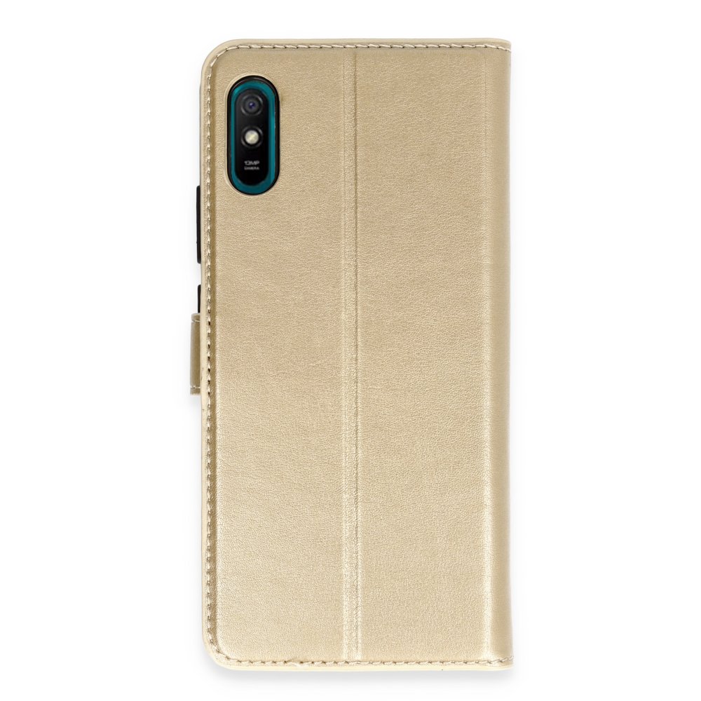 Redmi 9A Kılıf Trend S Plus Kapaklı Kılıf - Gold Redmi 9A Kılıf Trend S Plus Kapaklı Kılıf - Gold