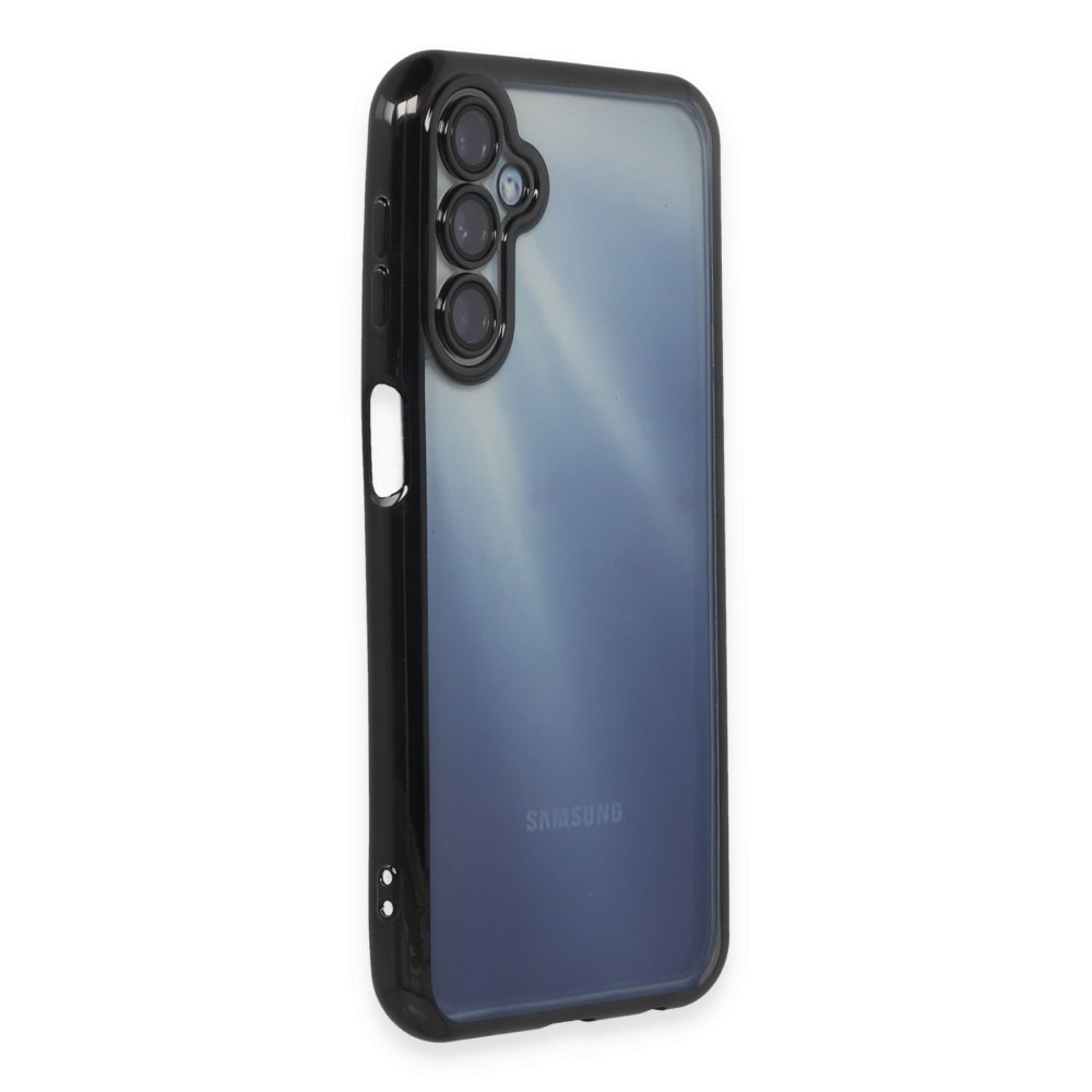  Samsung Galaxy A25 5G Kılıf Razer Lensli Silikon - Siyah