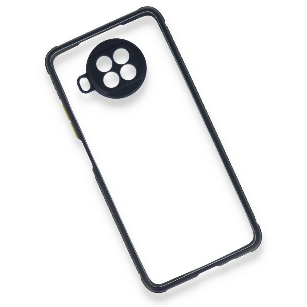 Redmi Note 9 Pro 5G Kılıf Miami Şeffaf Silikon - Lacivert Redmi Note 9 Pro 5G Kılıf Miami Şeffaf Silikon - Lacivert