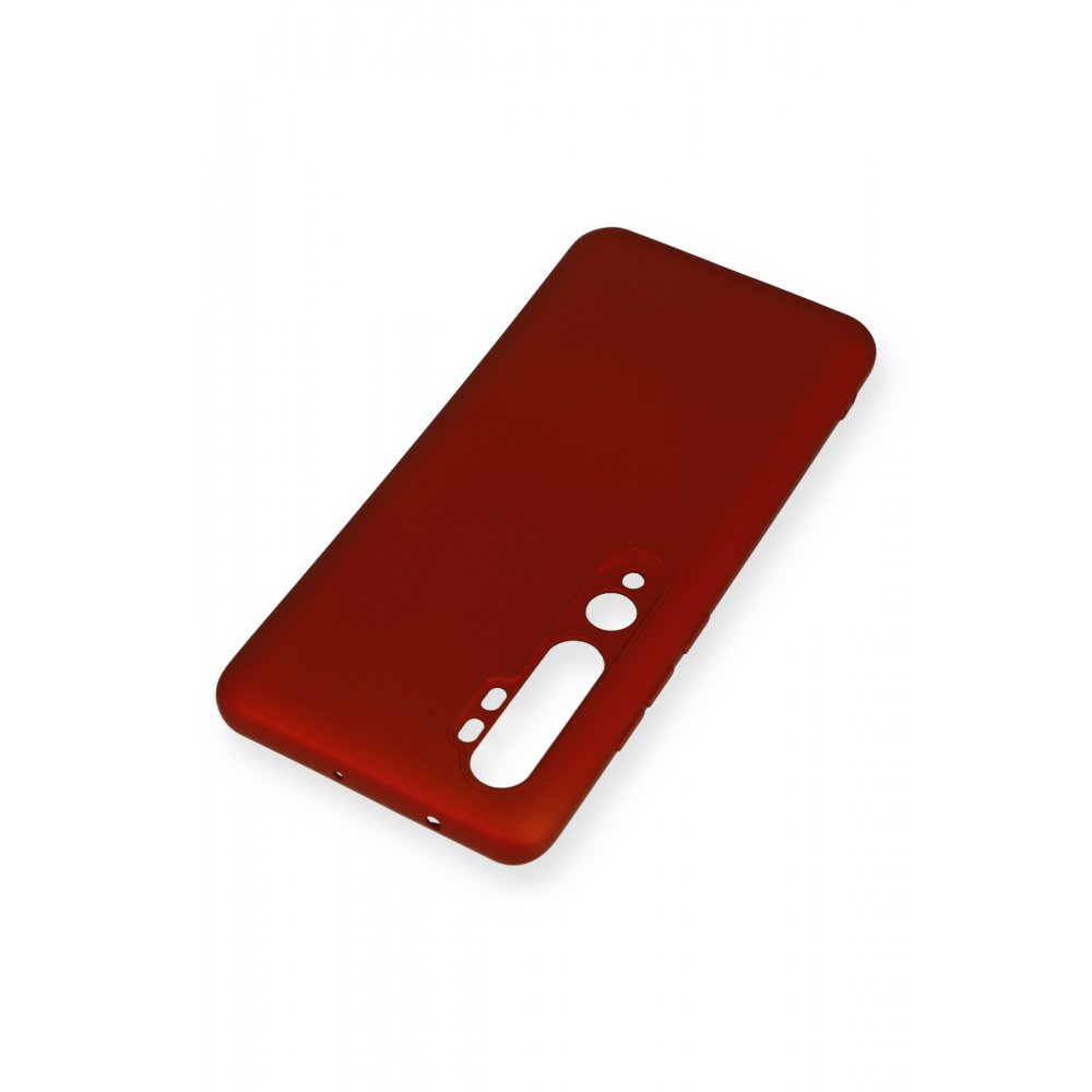 Xiaomi Mi Note 10 Kılıf First Silikon - Bordo Xiaomi Mi Note 10 Kılıf First Silikon - Bordo