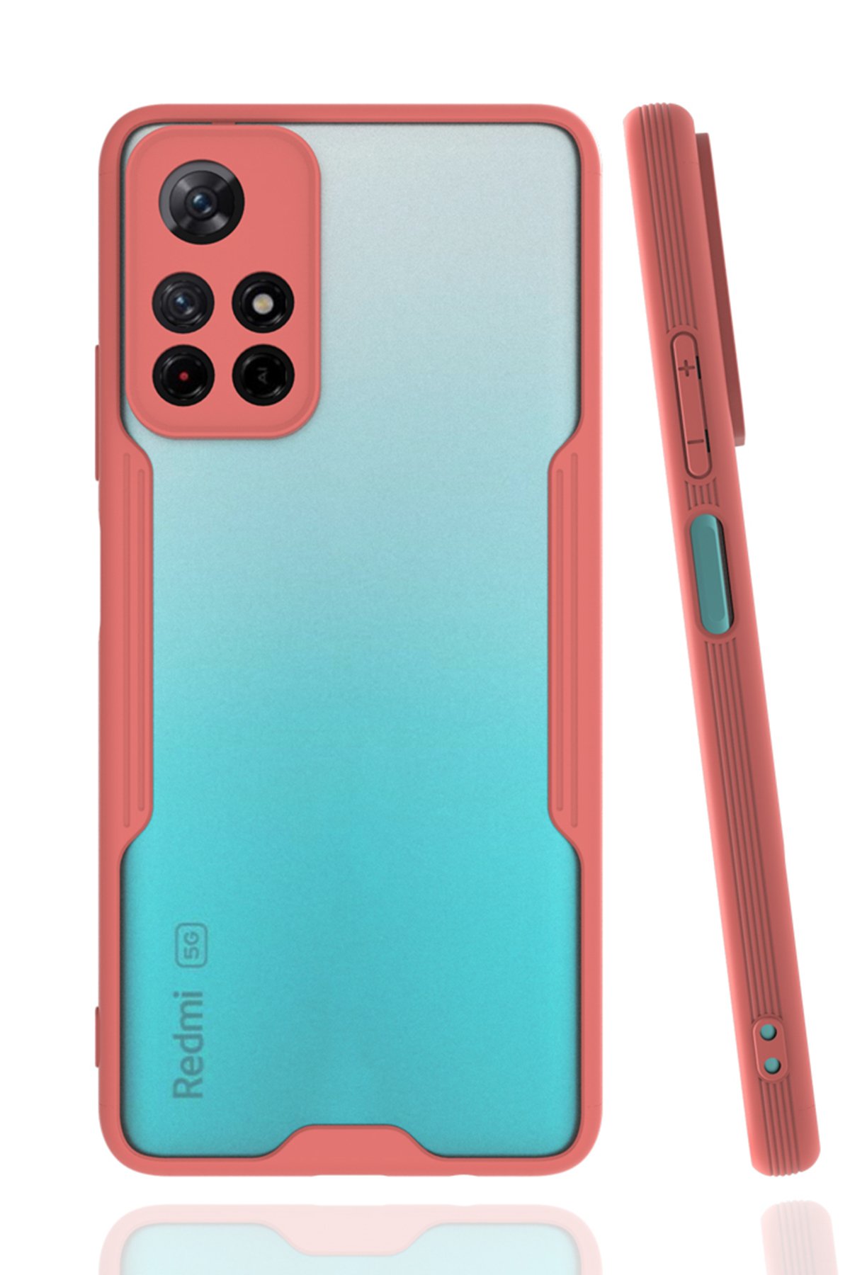  Xiaomi Poco M4 Pro 5G Kılıf Platin Silikon - Pembe