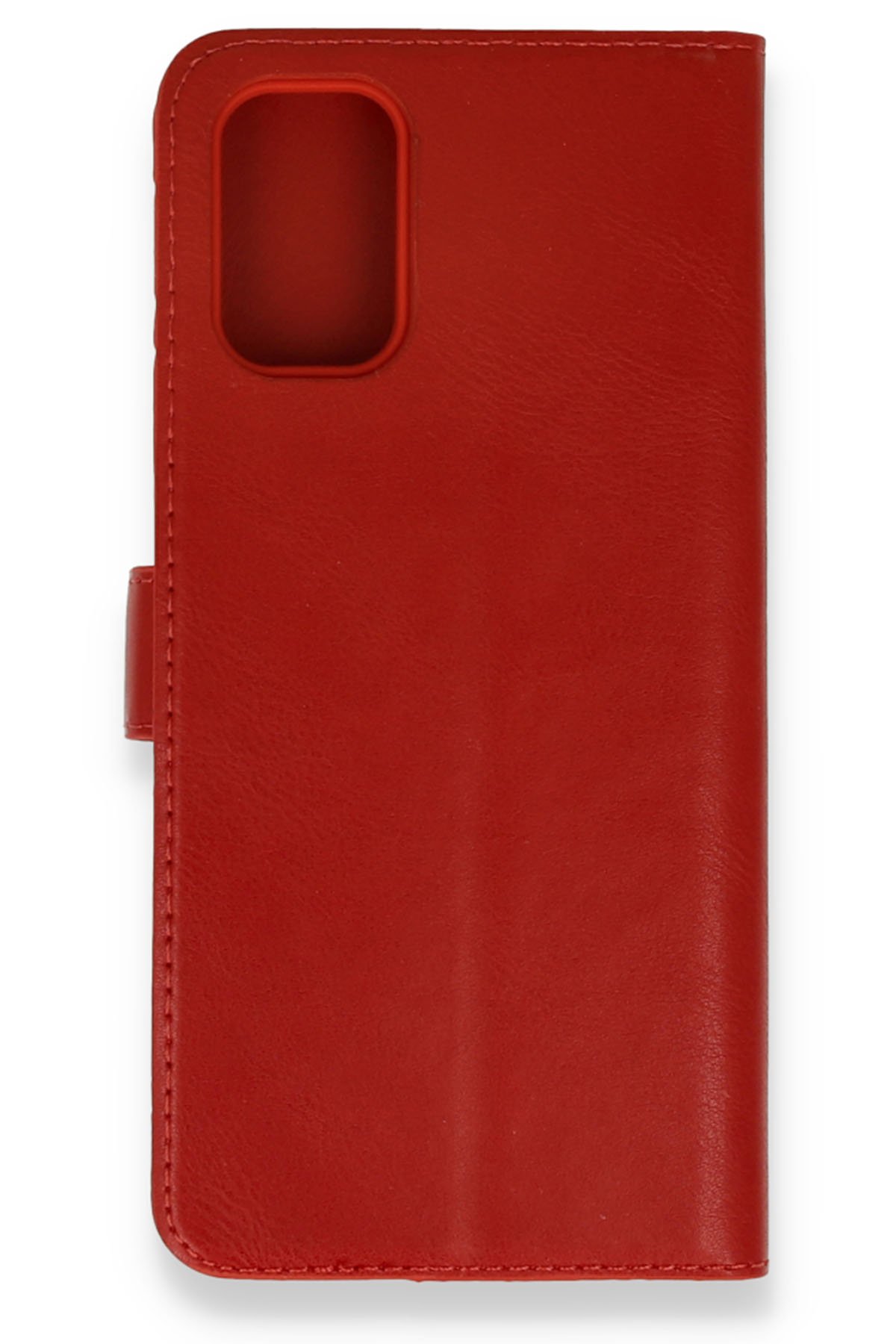  Oppo A92 Kılıf Trend S Plus Kapaklı Kılıf - Kırmızı