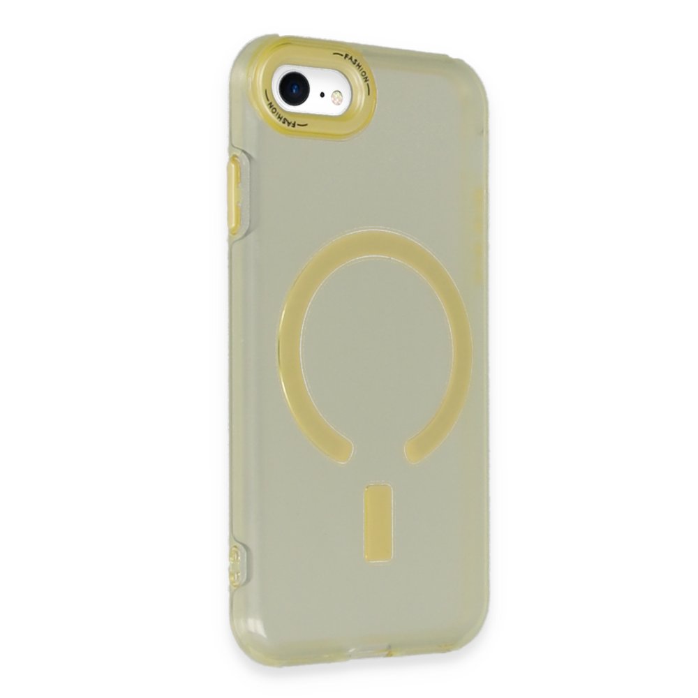 iPhone 8 Kılıf Troy Magsafe Kapak - Sarı