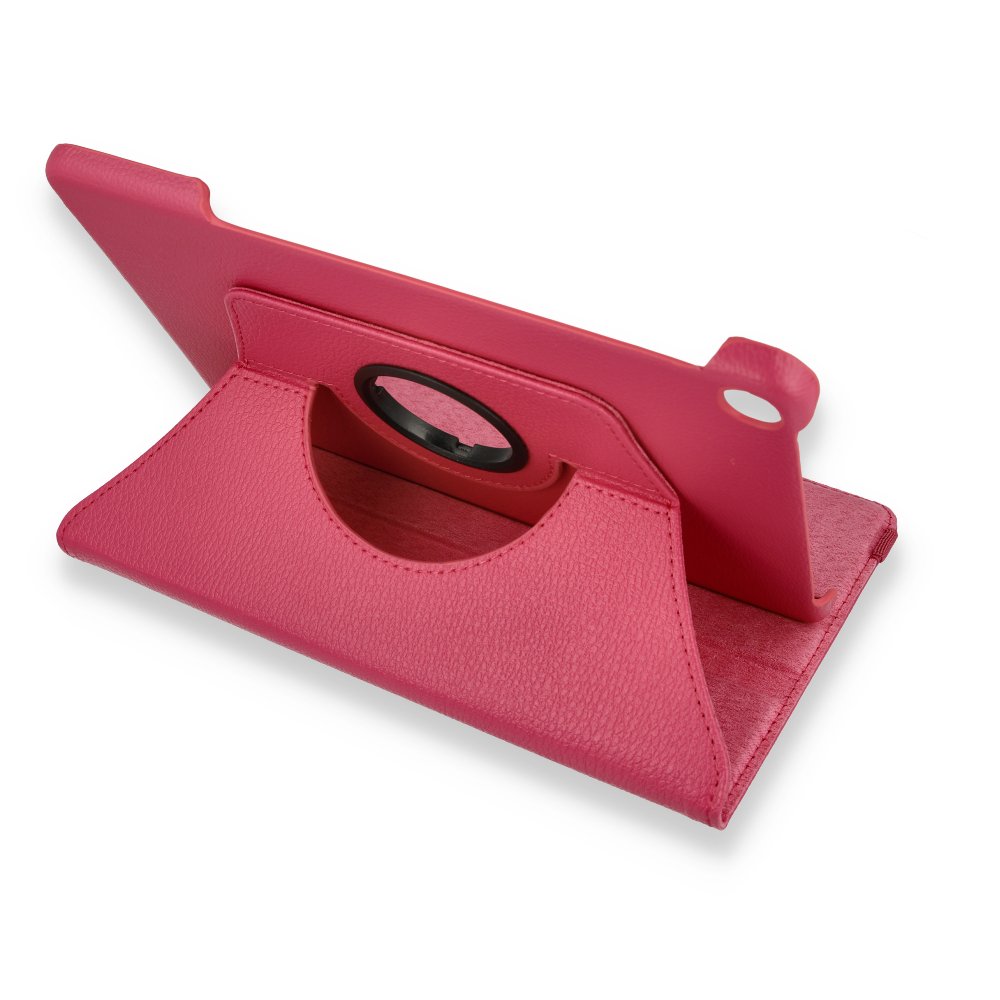  Lenovo Tab M10 TB328FU Kılıf 360 Tablet Deri Kılıf - Pembe