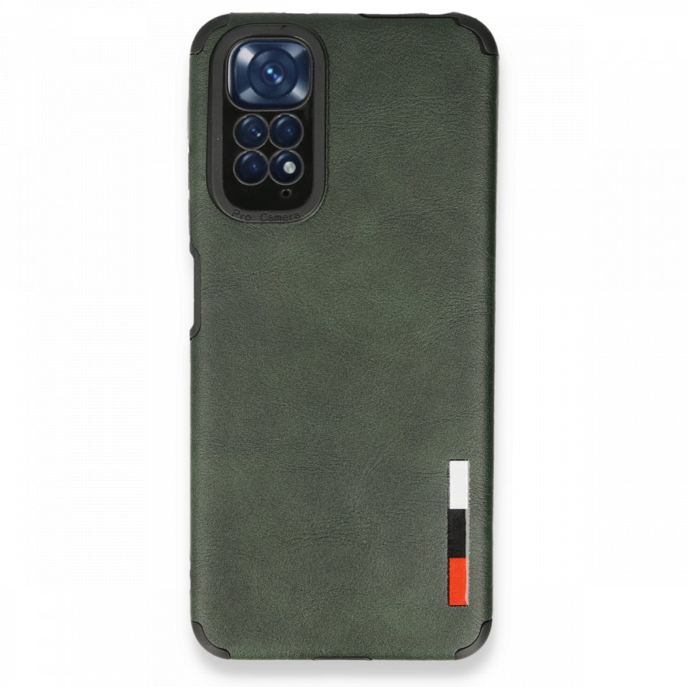 Redmi Note 11 Kılıf Loop Deri Silikon - Yeşil Redmi Note 11 Kılıf Loop Deri Silikon - Yeşil