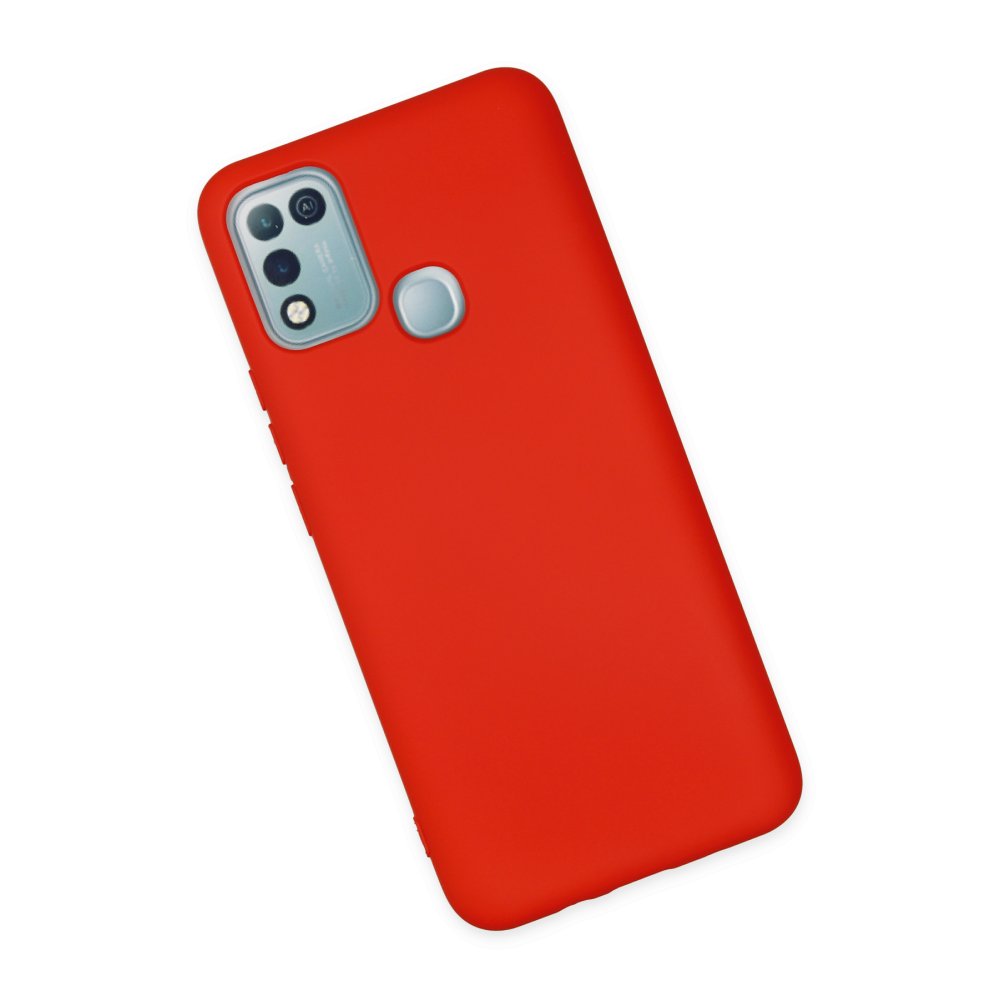 İnfinix Hot 10 Play Kılıf Nano içi Kadife Silikon - Kırmızı İnfinix Hot 10 Play Kılıf Nano içi Kadife Silikon - Kırmızı