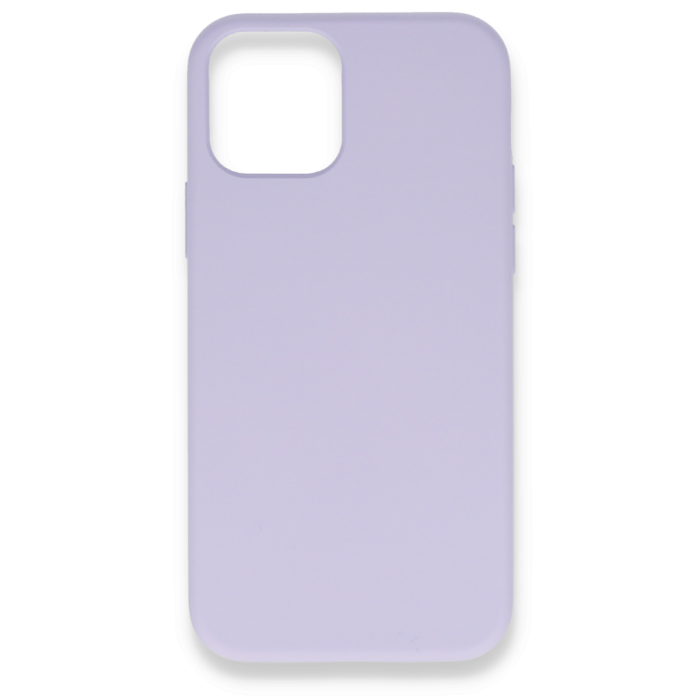 iPhone 12 Mini Kılıf Nano içi Kadife Silikon - Lila