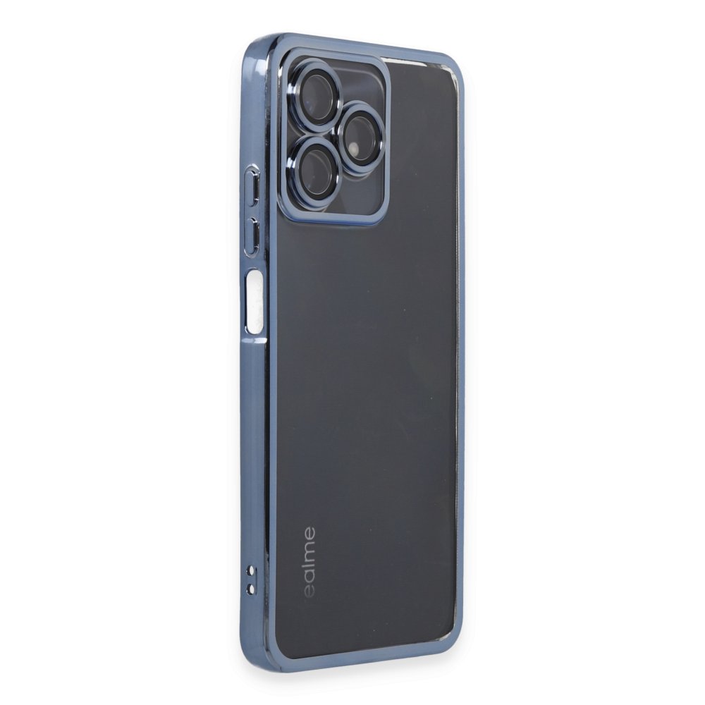 Realme C53 Kılıf Razer Lensli Silikon - Açık Mavi Realme C53 Kılıf Razer Lensli Silikon - Açık Mavi