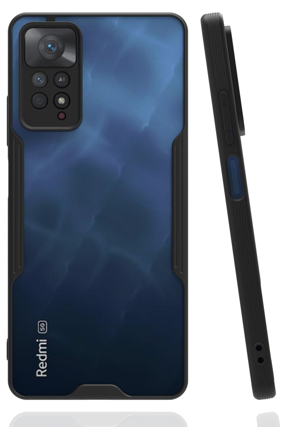 Redmi Note 11 Pro Kılıf Platin Silikon - Siyah