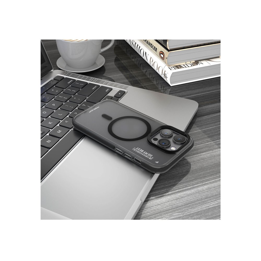  iPhone 14 Pro Kılıf Blueo Friendly Magsafe Kapak - Derin Mor