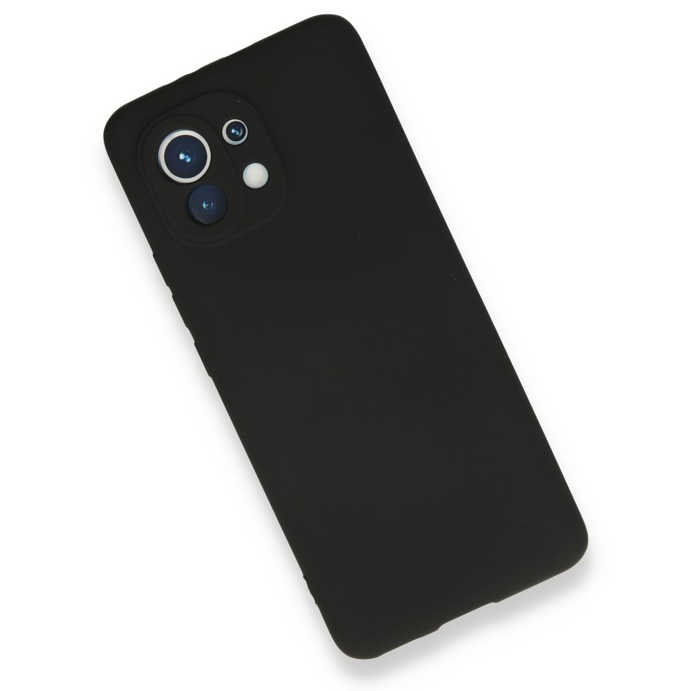 Xiaomi Mi 11 Kılıf First Silikon - Siyah