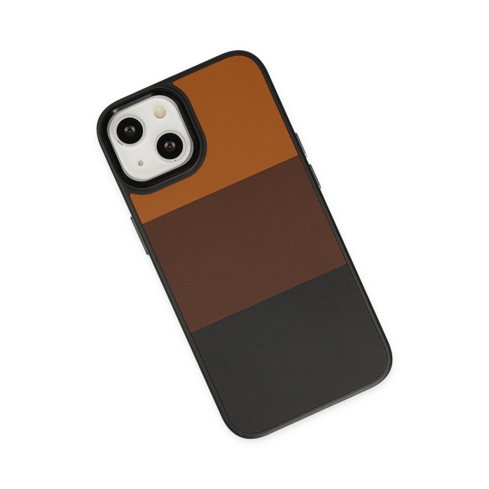  iPhone 14 Plus Kılıf King Kapak - Taba-Siyah